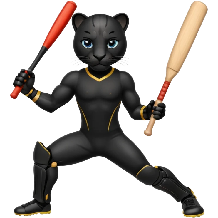  Panther in cricket emoji