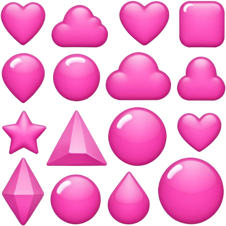 pink objects emoji