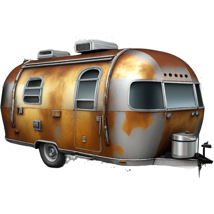 C-3PO airstream caravan rusted  emoji
