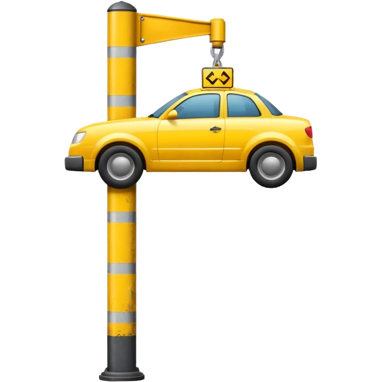towing street  icon on pole emoji