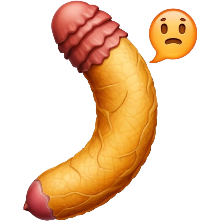 A dick emoji