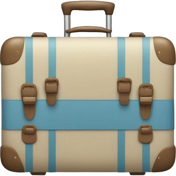blue luggage emoji
