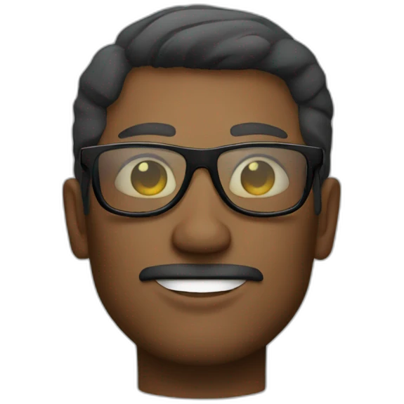 a cool man wearing shades emoji