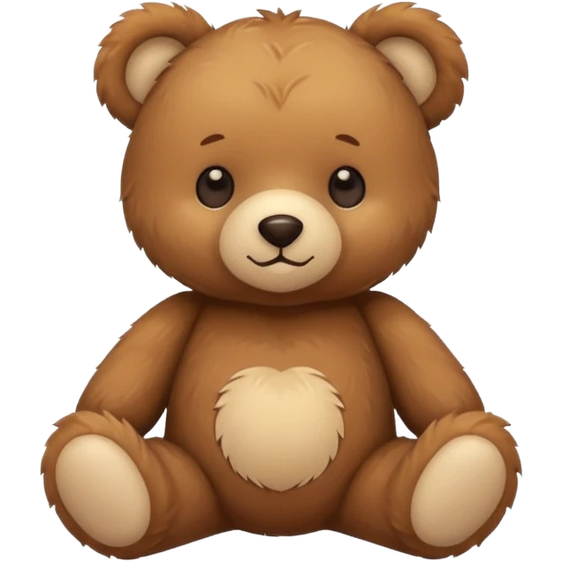 Cute flat-style teddy bear icon for infant daycare. i want to feel safe when see that teddy
 emoji