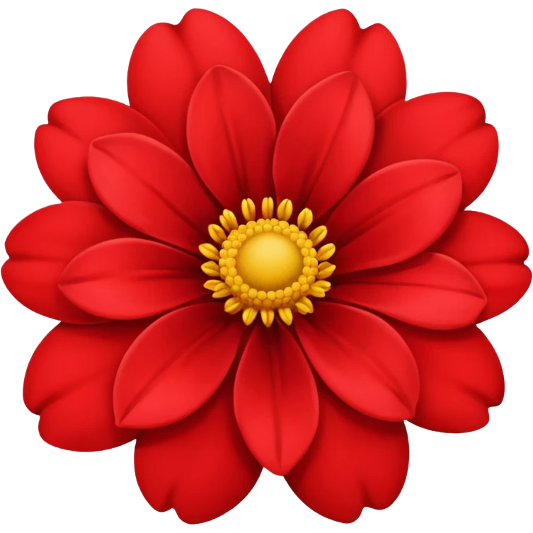Flower red emoji