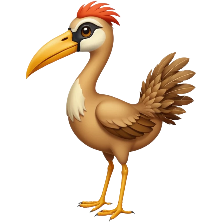 a desert bird emoji