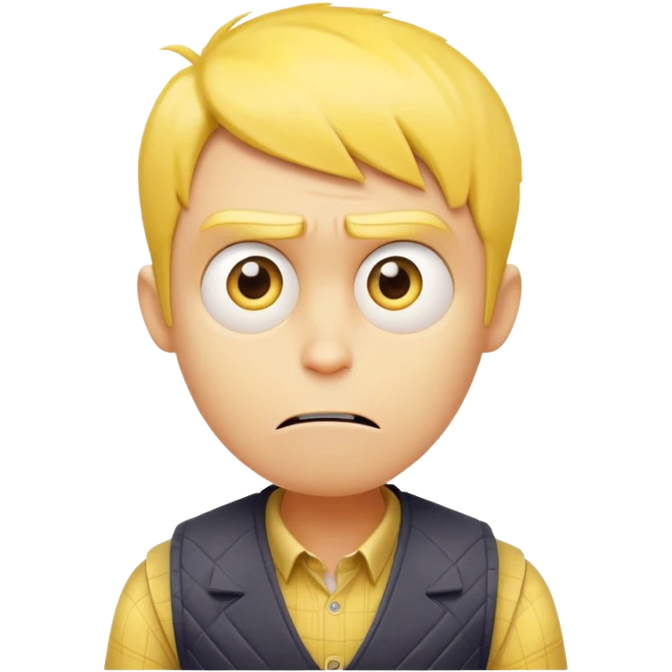 Fear character from inside out movie emoji