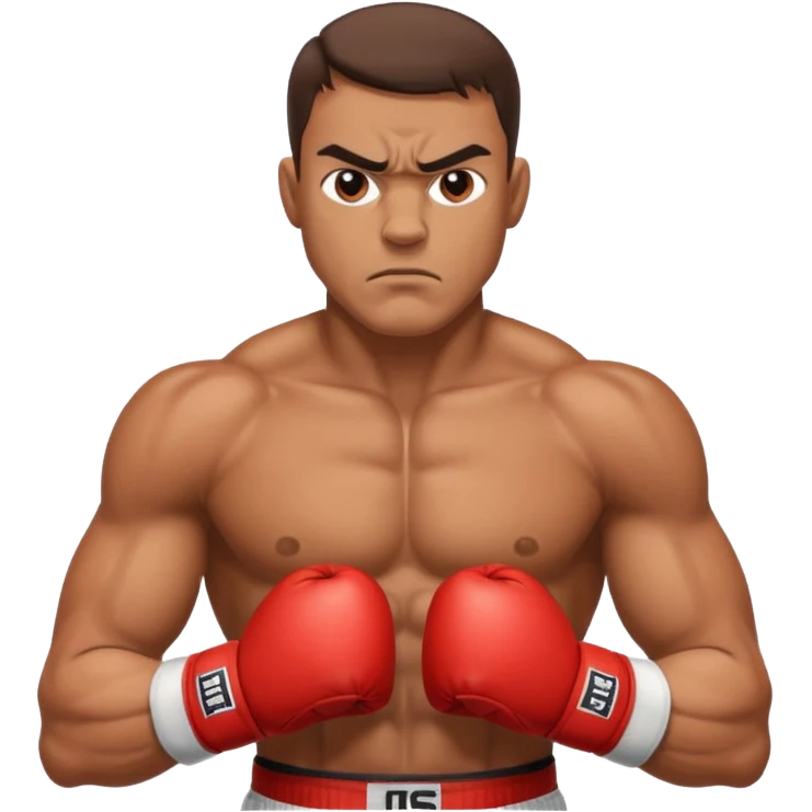 Boxer çıkartan emoji