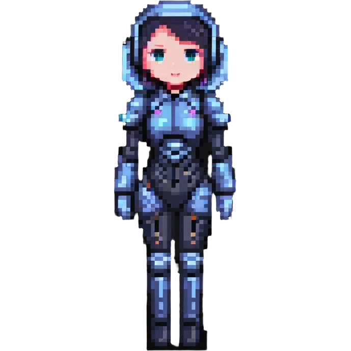 AI agent with feminine appearance emoji