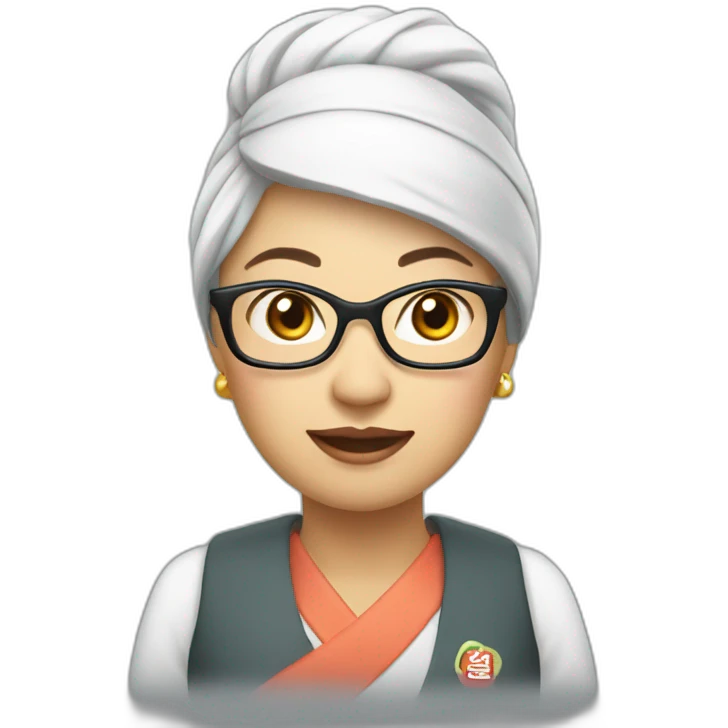singapore hawker auntie emoji