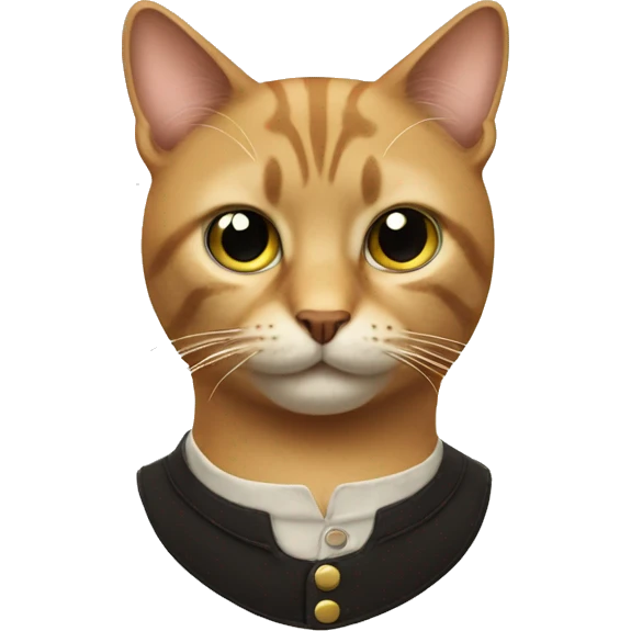 Cat with hANDLEBAR moustache emoji