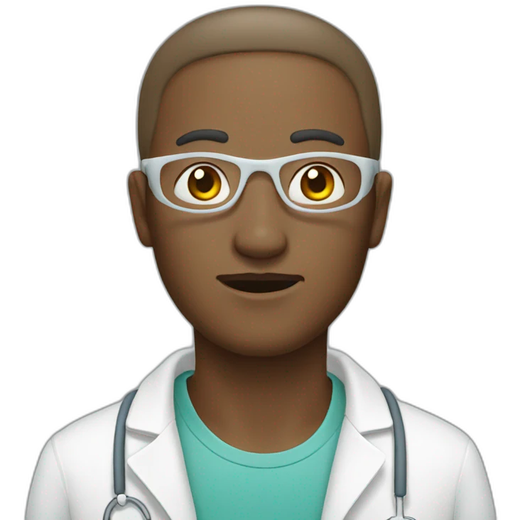 A patient with blindness emoji