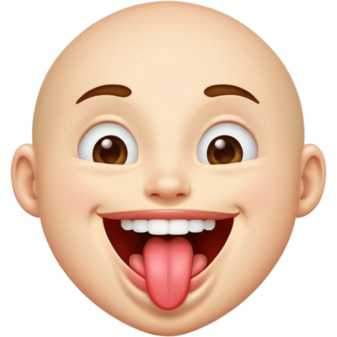 Laughing with my tongue out  emoji