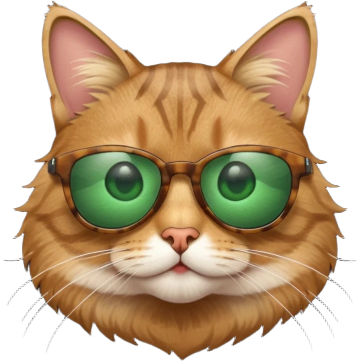 Cat wearing sunglasses emoji