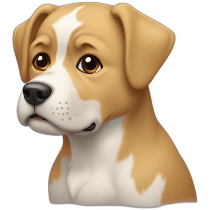 Chien qui pleure  emoji