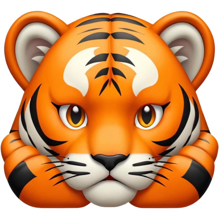 facepalm tiger face for Twitch emote emoji