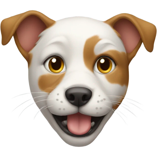 Cat with dogs head  emoji