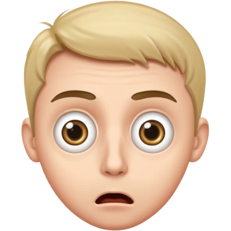 удивленный мужчина  emoji