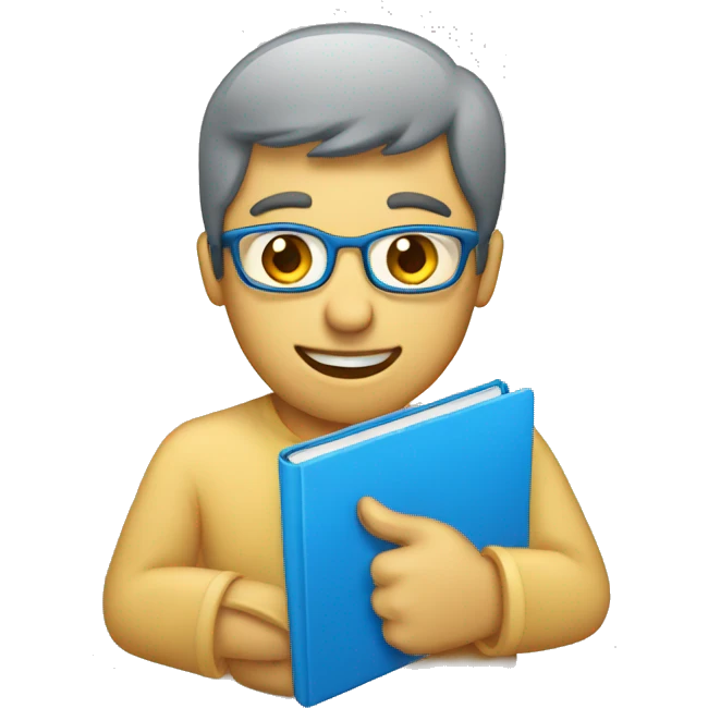 Blue mackbook emoji