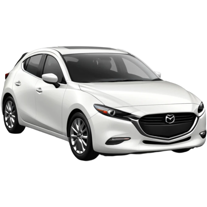 white mazda 3 2020 emoji