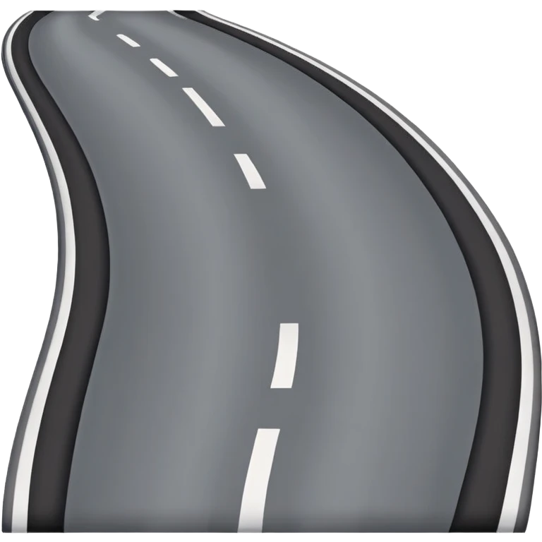 The road is facing to the right emoji
