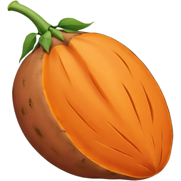 patate douce no green emoji