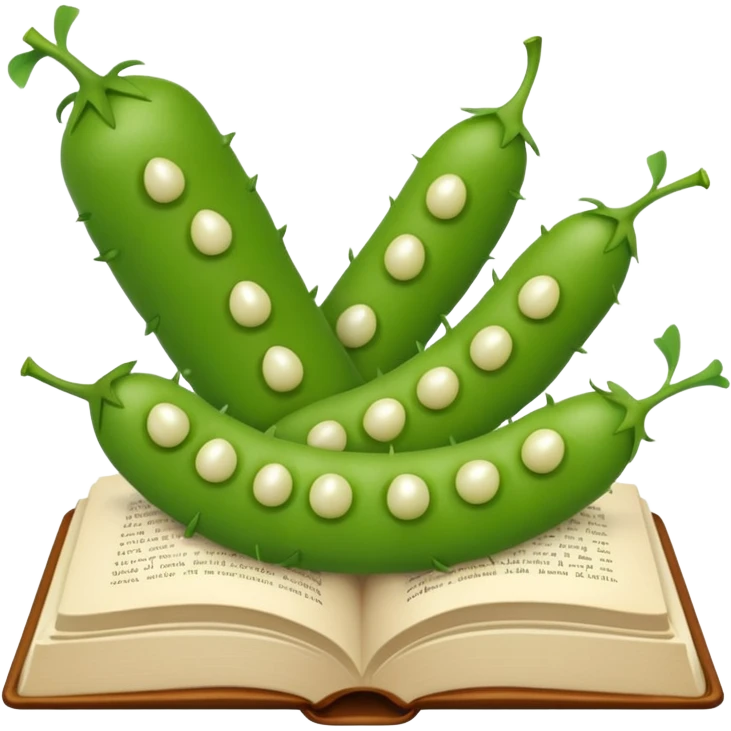 Book a teenie with some peas emoji