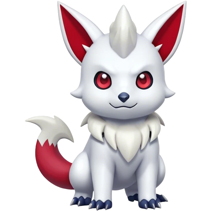 Epic Shiny Cool Cute Kawaii Zangoose-Absol-Pokemon Full Body emoji