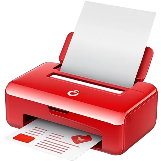 red printer emoji