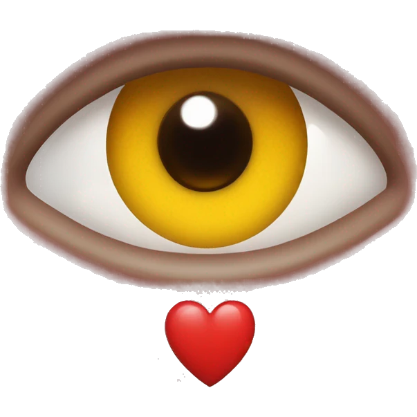 Carita con corazón en los ojos  emoji