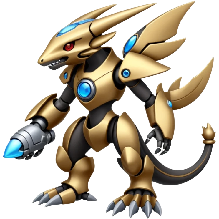 Mechanical Vernid-Primagen-Protogen-Fakémon-Pokémon-creature-fusion (full body) emoji