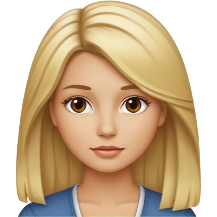 Tipos de rubio en mujer  con californianas  emoji