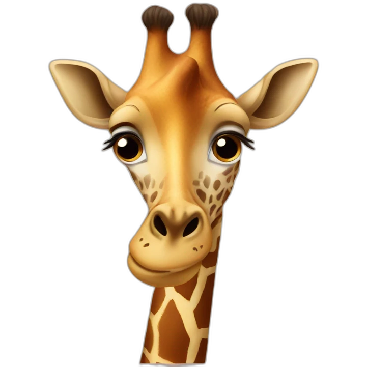 Sorry giraffe  emoji