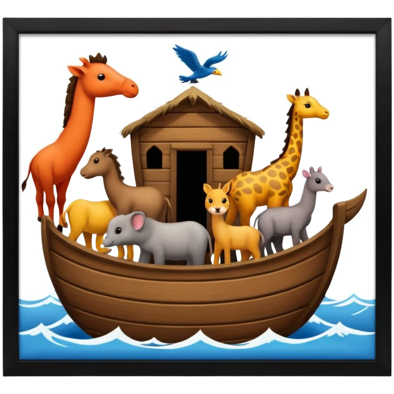 animaux dans arche de noe emoji