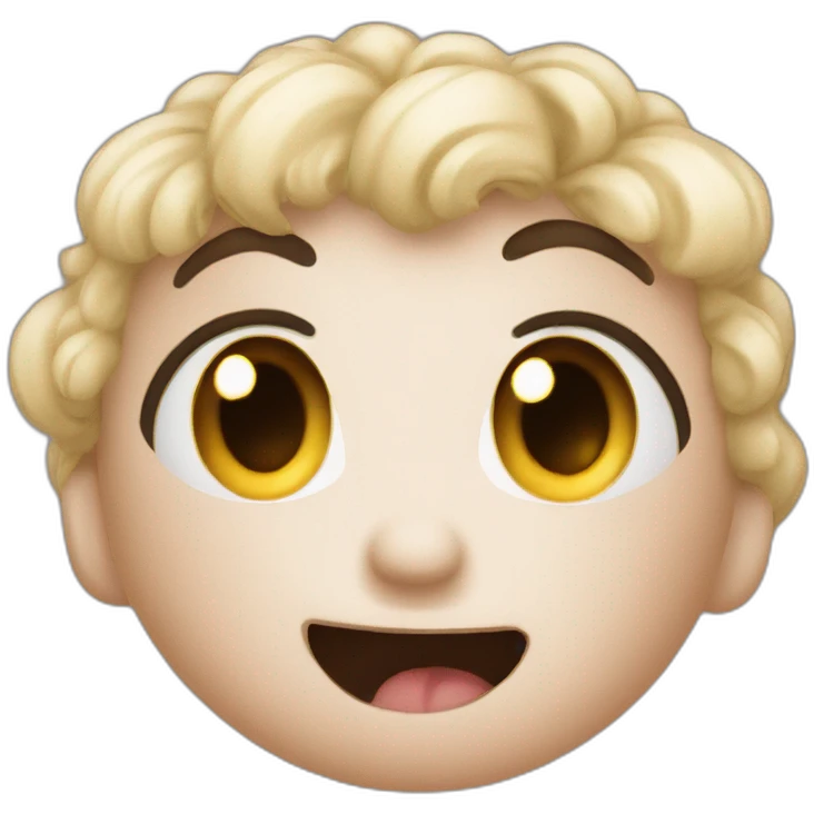 reaction to something cute emoji
