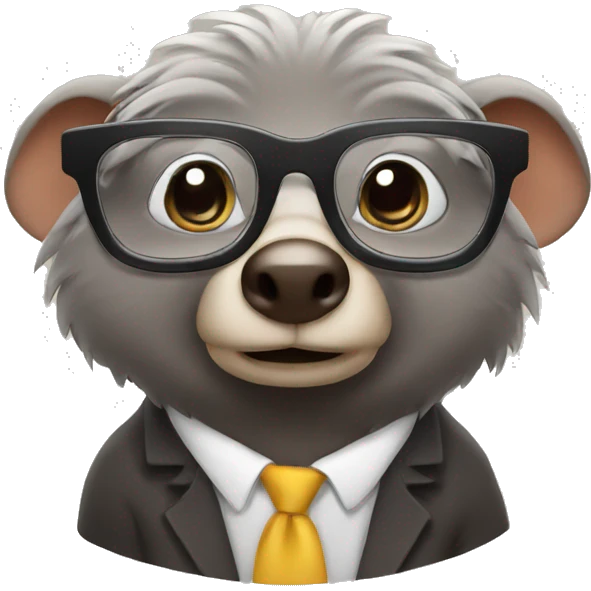 mole with glasses emoji