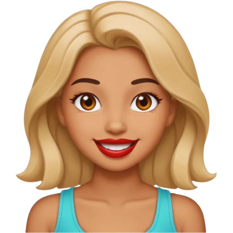 A baddie girl cute vibes  emoji