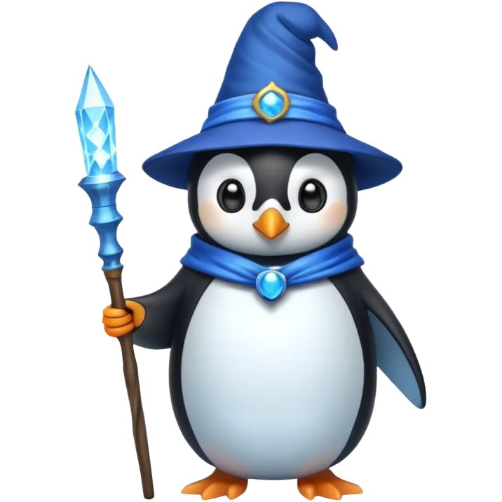 Penguin Wizard emoji