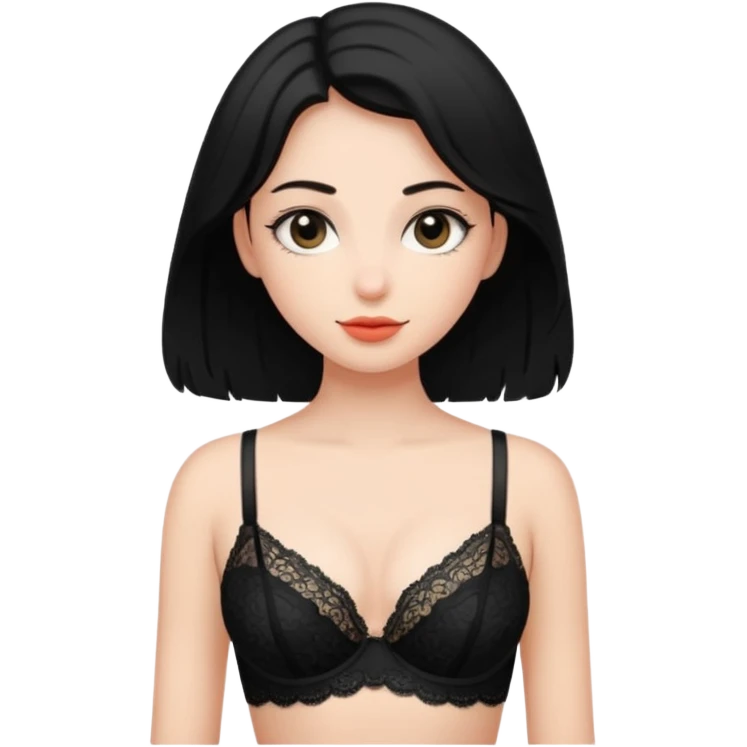Girl Full body with Bra emoji