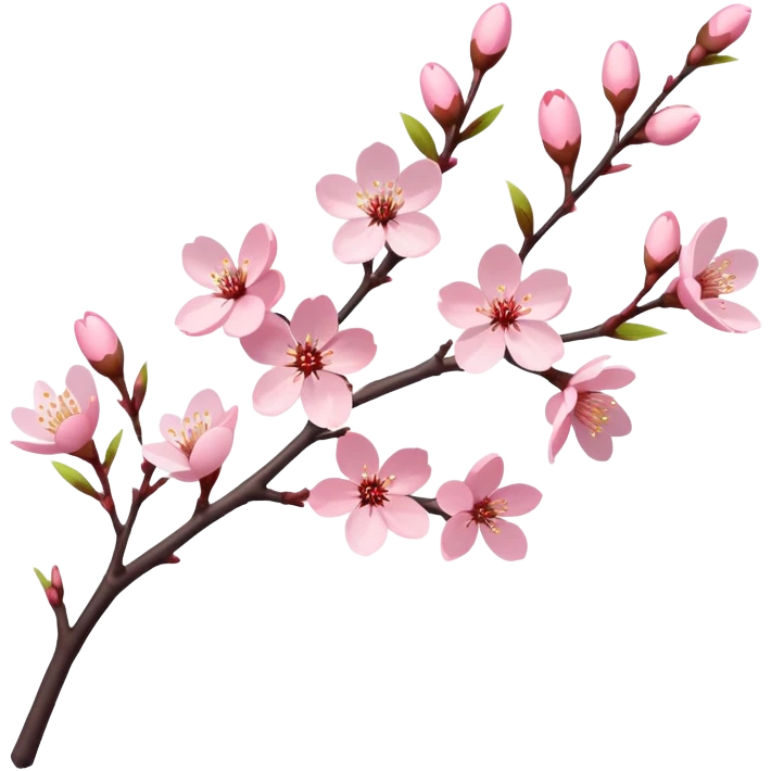 Sakura cherry blossom tree branch  emoji