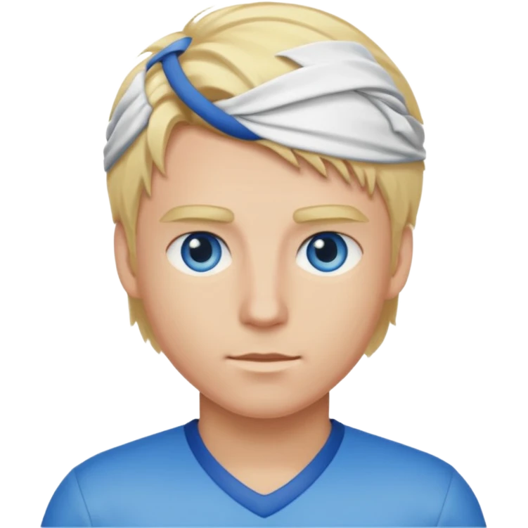 Giocatore capelli biondi e occhi Azzurri emoji