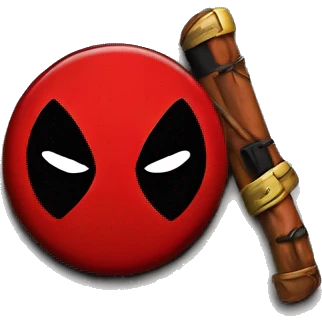Deadpool logo emoji
