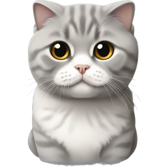 Scottish Fold gray Tommy Hilfiger emoji
