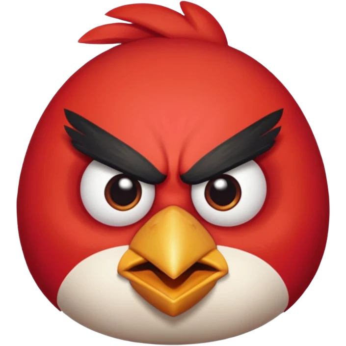 angry bird emoji