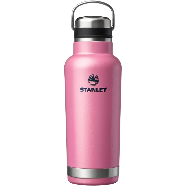 Garrafa Stanley pink emoji