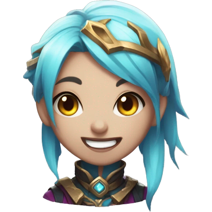 jinx from league of legends arcane emoji