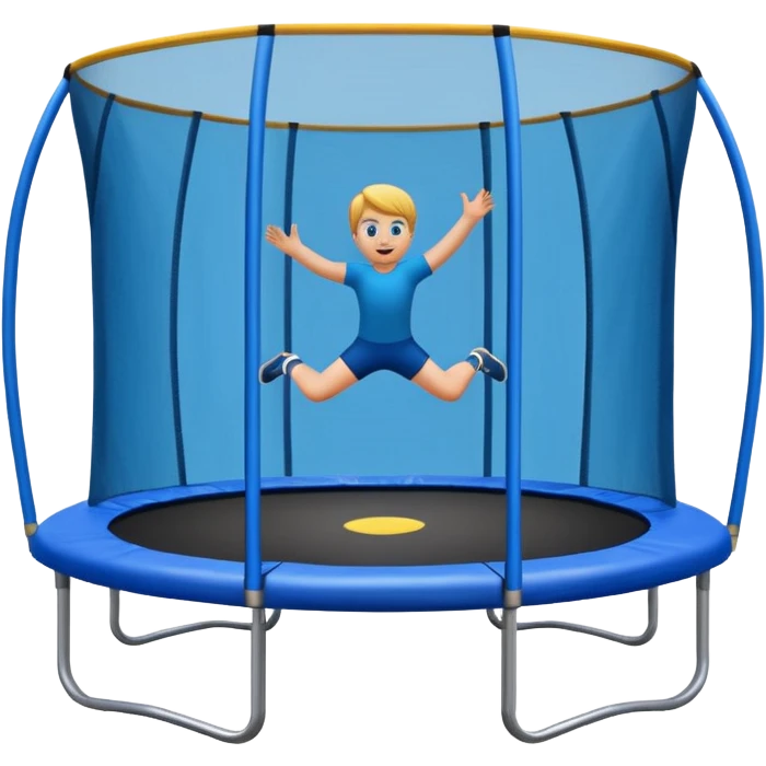 trampoline with safety net emoji