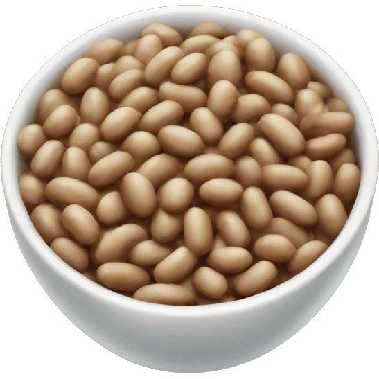 Bowl of beans  emoji