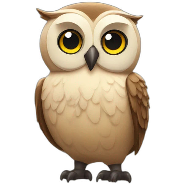Buff owl emoji