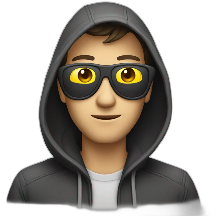 Hacker man emoji